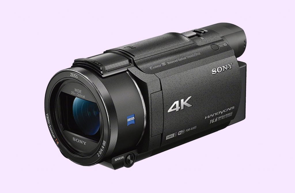 Sony FDRAX53/B: (best camcorder for movie making)