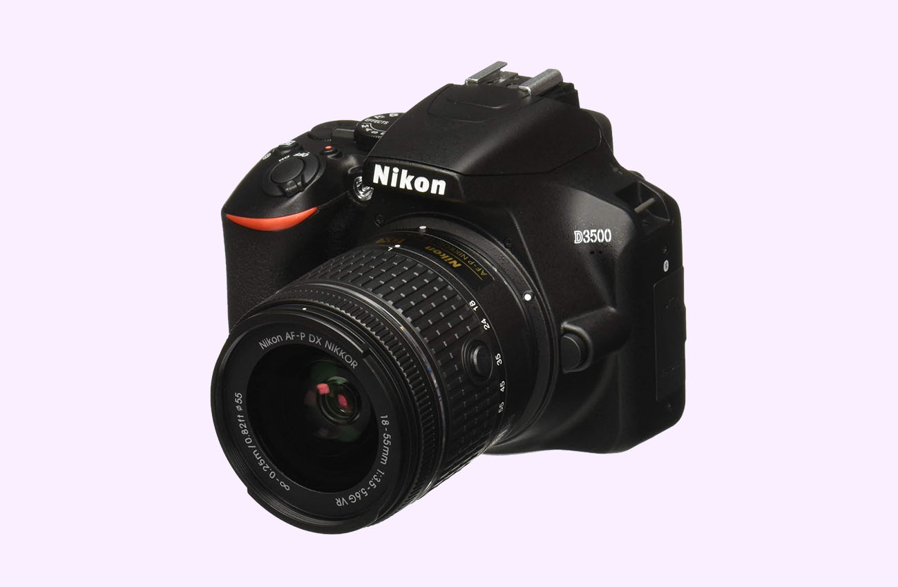 Nikon D3500a: (best dslr camera for vlogging)