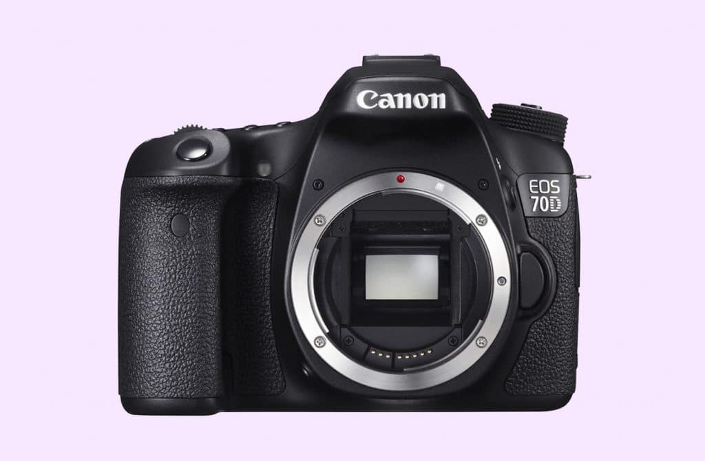 Canon EOS 70D: (best beginner camera for filmmaking)