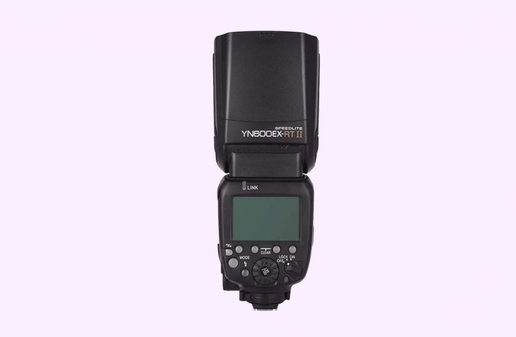 Yongnuo YN600EX-RT II: (best external flash for canon)