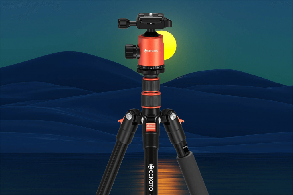 GEEKOTO 77 inches: (best affordable tripod for product photography)