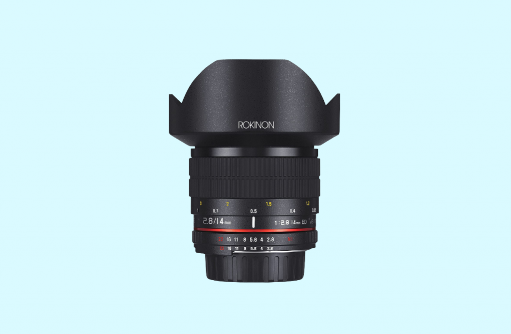 Rokinon 14mm: (best lenses for nikon d3200)