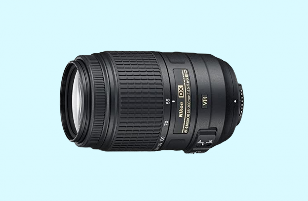 Nikon AF-S 55-300mm: (best lenses for nikon d3200)