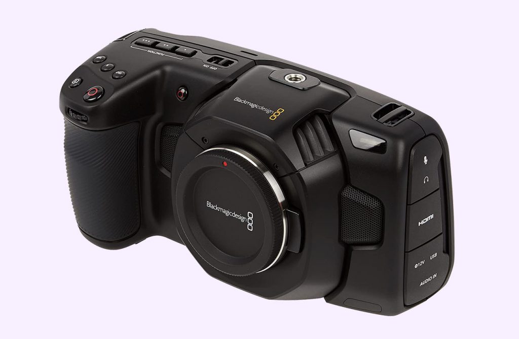 Blackmagic Design Pocket Cinema: (best lightweight camera for music videos)