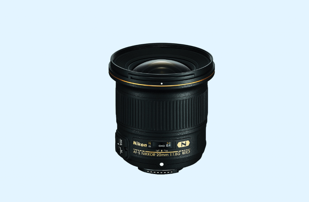 Nikon AF-S 20mm (wide-angle lens for nikon fx)