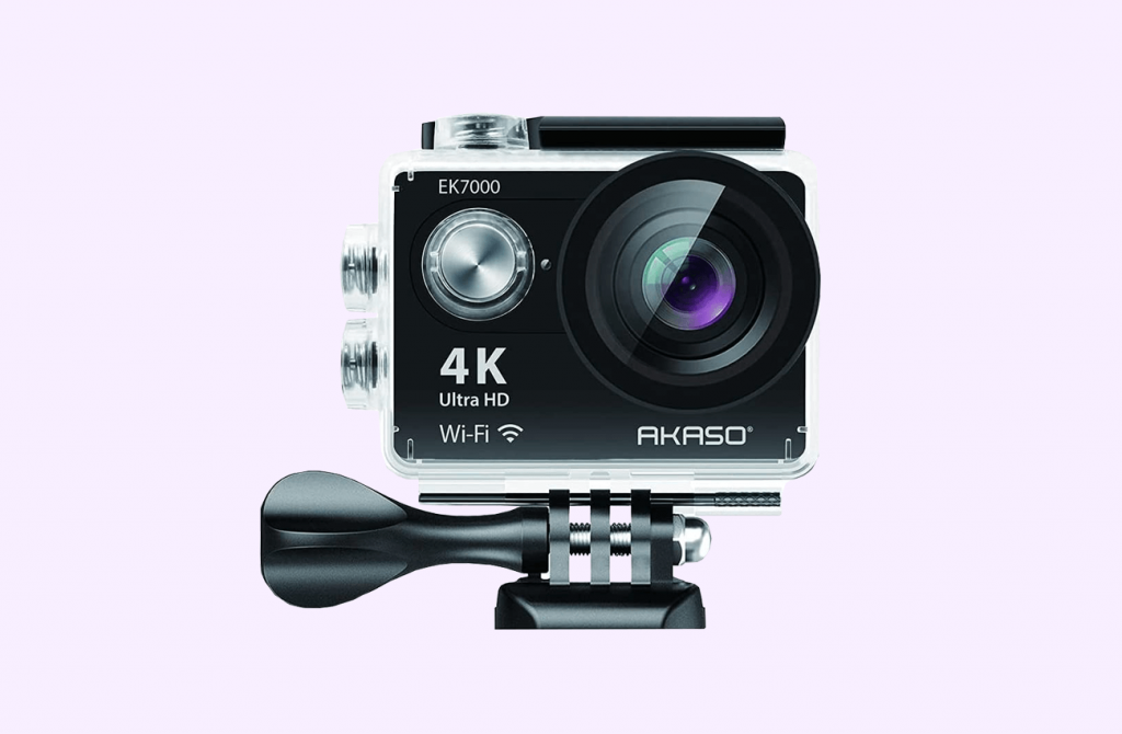 AKASO EK7000: (best cheap camera for self filming hunts)