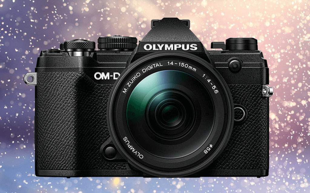 Product image of the Olympus OM-D E-M5 Mark III, a great camera surf photography.